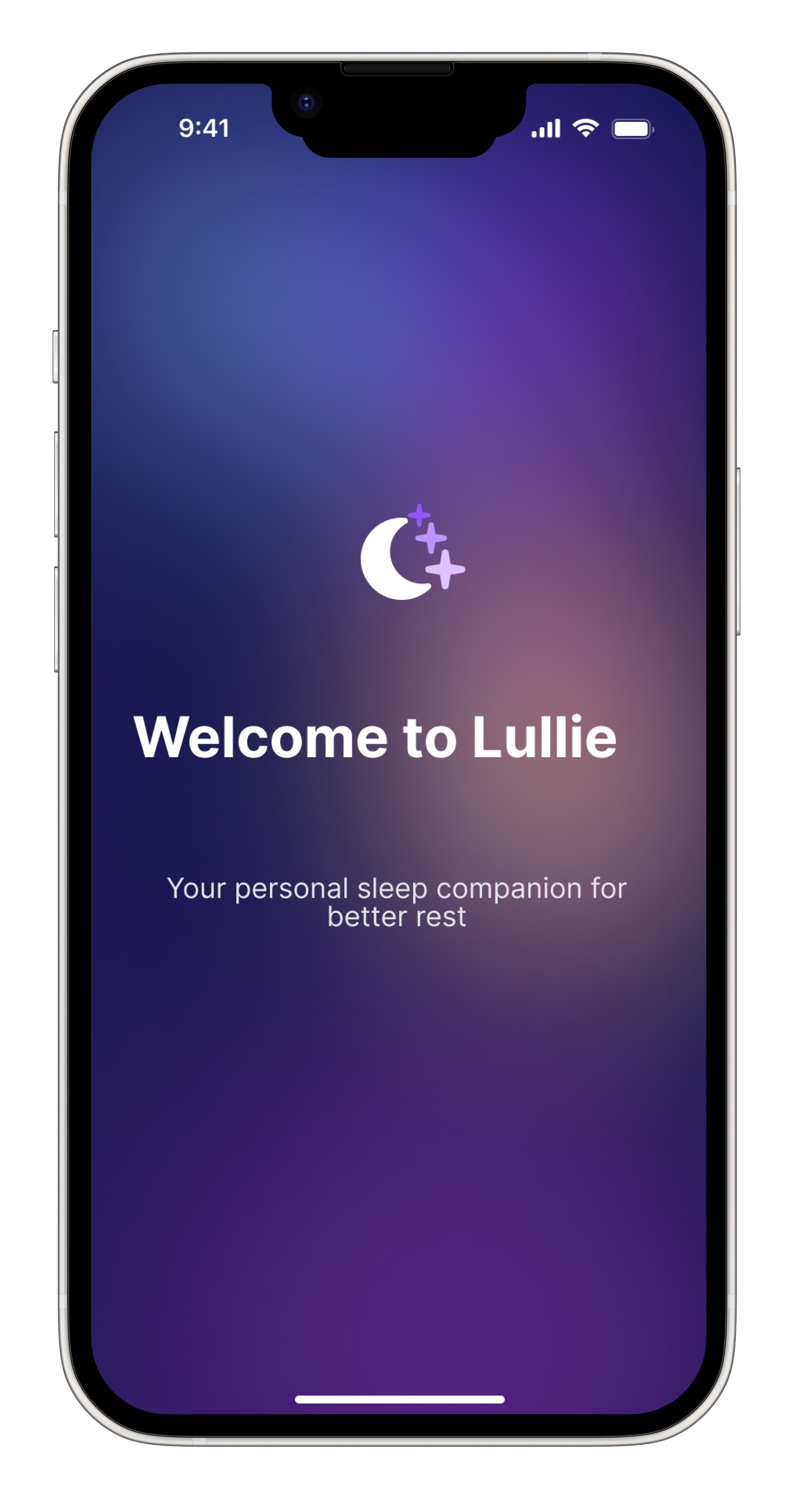 Welcome Screen Hi-Fi